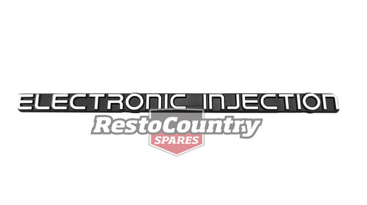 Holden 'Electronic Injection' Badge x1 VK VL Guard / Boot / Tailgate decal - B1293
