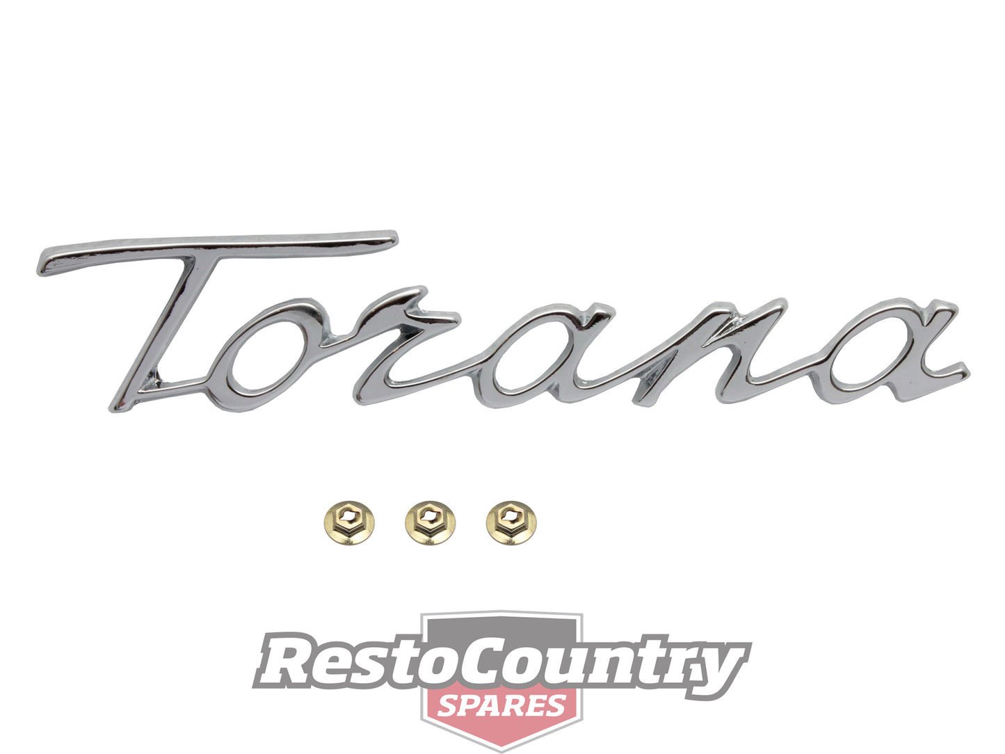 Holden "Torana" Badge + Clips LC Guard/Fender or Boot x1 - B1302