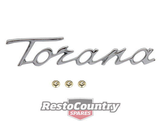 Holden "Torana" Badge + Clips LC Guard/Fender or Boot x1 - B1302
