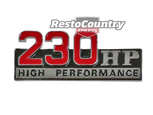Suit Ford '230HP' Front Guard / Fender Badge XT GT Falcon  230hp - B2027