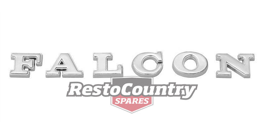 Ford 'FALCON' Letters Boot Badge Set XW GT Falcon  emblem  chrome - B2101