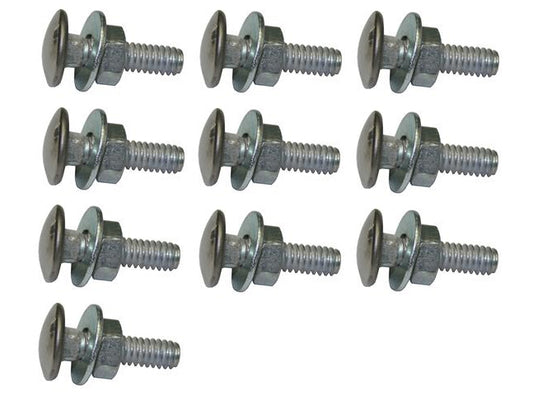 Holden Bumper Bar Bolt Kit x10 HD HR Ute Van Front + Rear nut washer - BB1006A