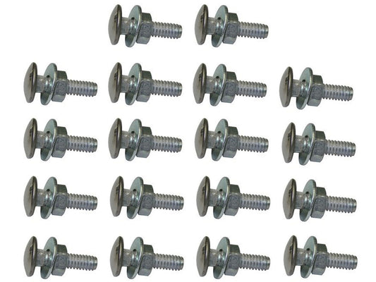 Holden Bumper Bar Bolt Kit Front +Rear x18 HK HT HG Sedan Wagon Monaro nuts dome - BB1006B