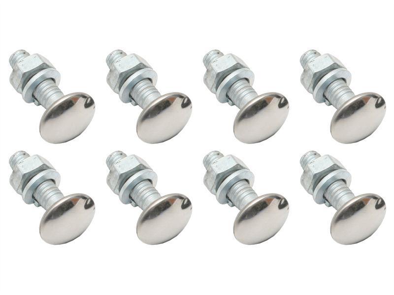 Holden REAR Bumper Bar Bolt Set x8 EJ suits all models  nut  dome - BB1007A