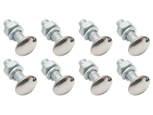 Holden REAR Bumper Bar Bolt Set x8 EJ suits all models  nut  dome - BB1007A