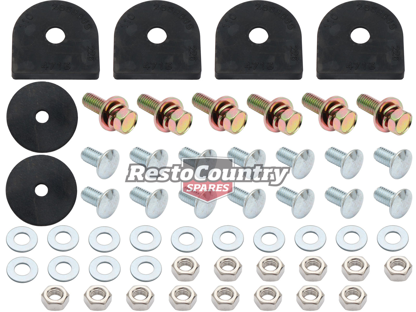 Holden Commodore REAR Bumper Bar Mounting Kit VB VC VH SL/E - BB1025