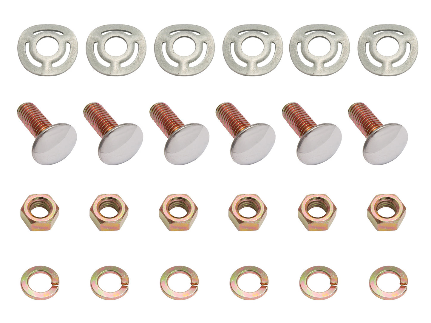 Ford Bumper Bar Bolt Kit XA XB XC ZF ZG ZH REAR + WAVE washers nut - BB2004