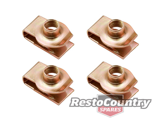 Ford Rear Bumper Bar Speed Nuts x4 XD XE XF XG Falcon ZJ ZK FC FD LTD - BB2006