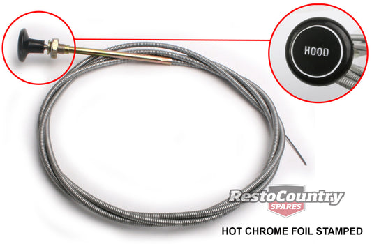 Holden Bonnet Release Cable Torana LC LJ + wiil fit HK HT HG hood handle grip - BC1002A
