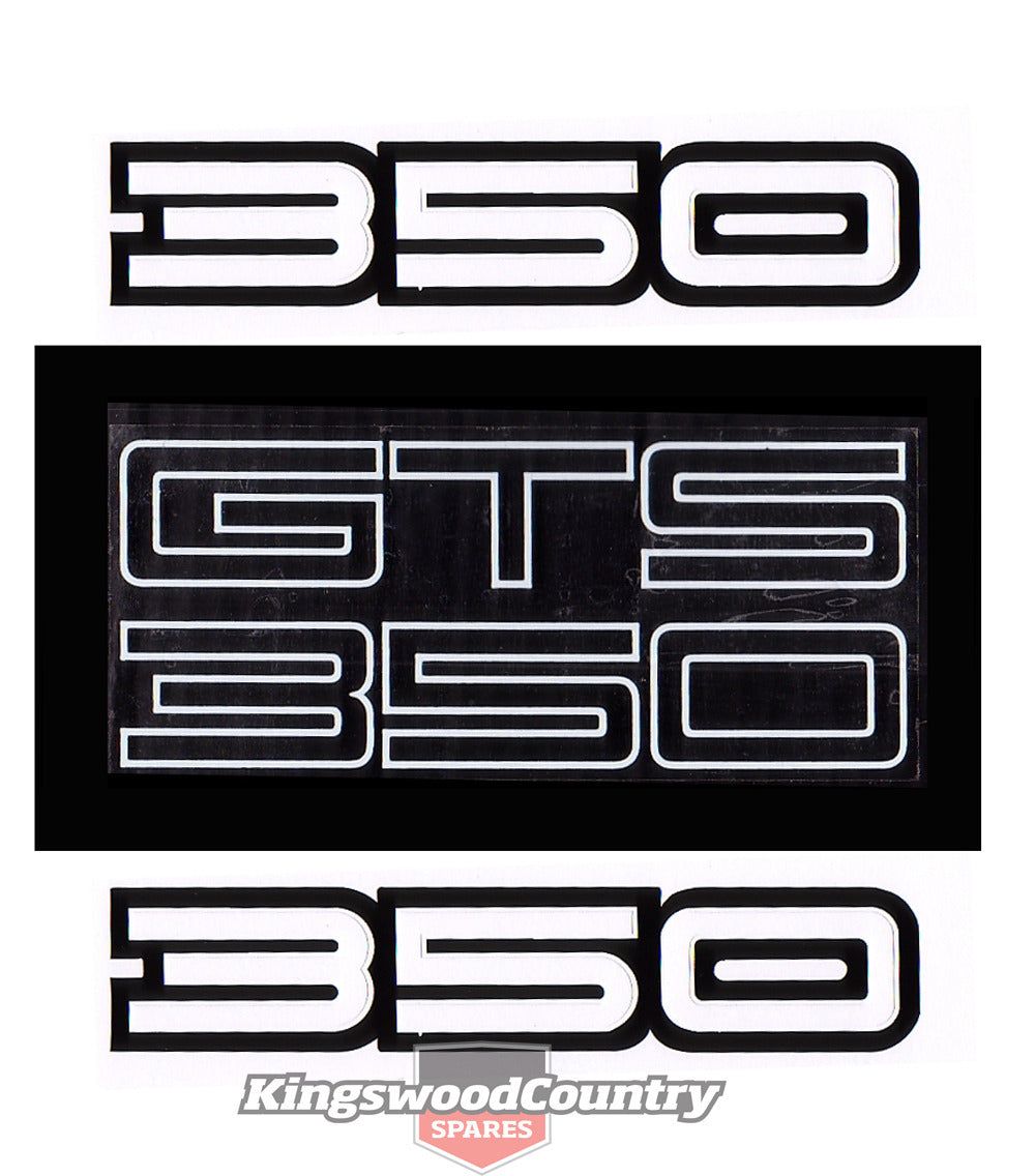 Holden HG - 350 GTS - MONARO Body Decal Guard / Fender Boot Kit sticker - BD1001