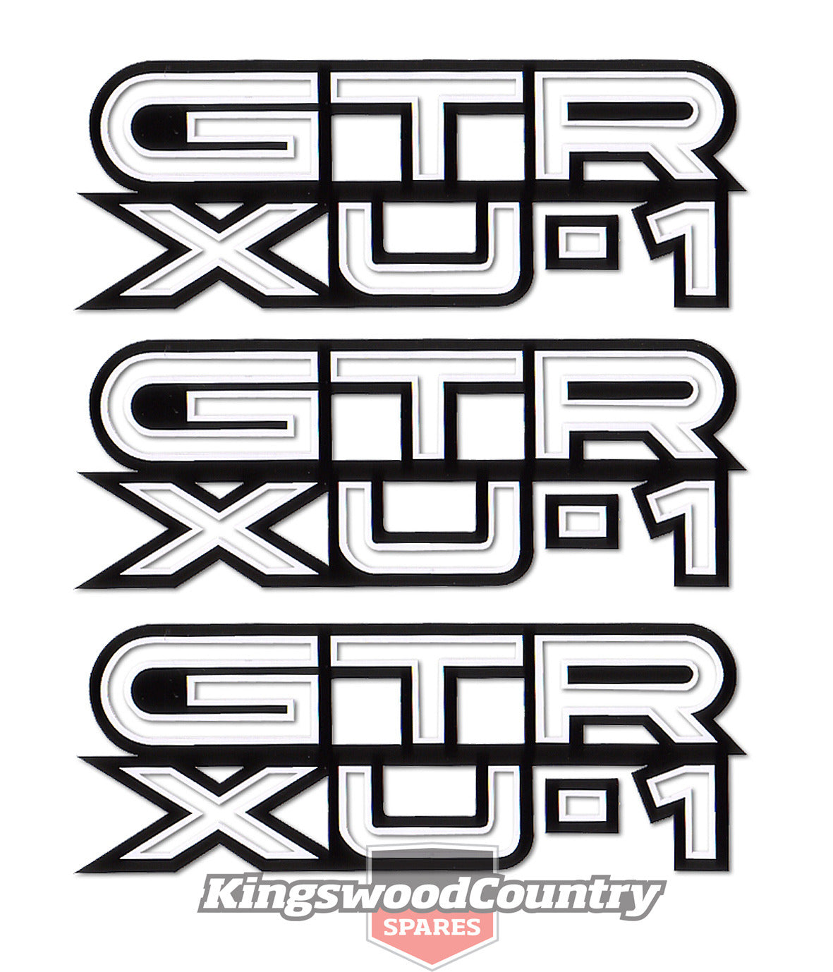 Holden Torana - GTR-XU1 - Decal x3 LC LJ Guard / Fender Boot kit gtrxu1 gtr xu1 - BD1002