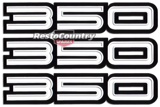Holden HQ 350 GTS Decal Set x3 Guard + Rear Quarter Body sticker 1/4 fender - BD1003