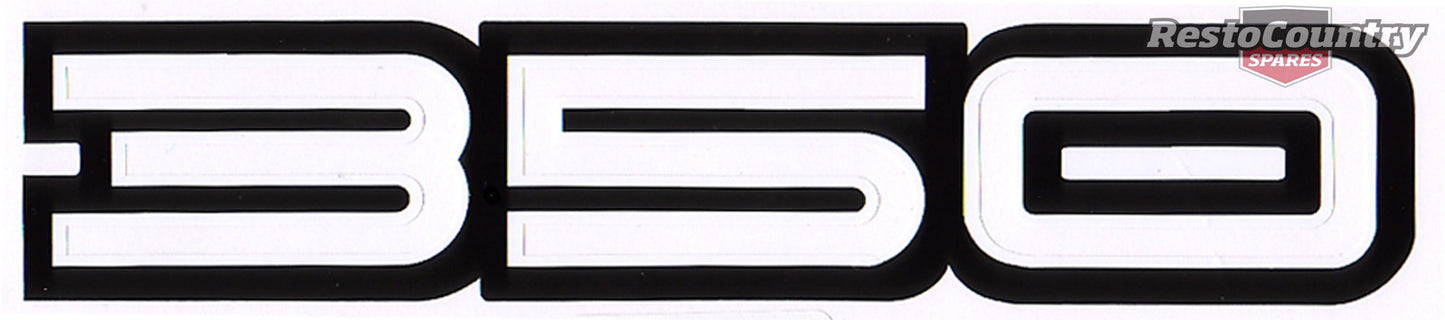 Holden HQ 350 GTS Decal x1 Guard / Fender or Rear Quarter Body qtr 1/4 sticker - BD1045