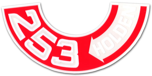 "Holden V8 "253 Holden" Air Cleaner Decal HT HG HQ Air Cleaner 4.2 - BD1048"
