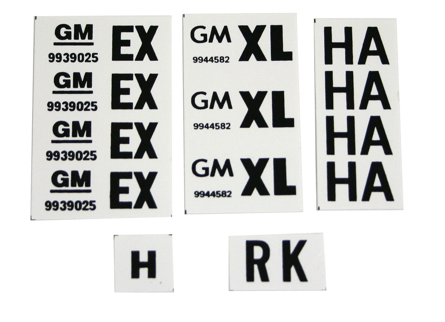 Holden Torana Wiring Loom Decal LX GM 9939025 9944582 XL HA sticker - BD1058
