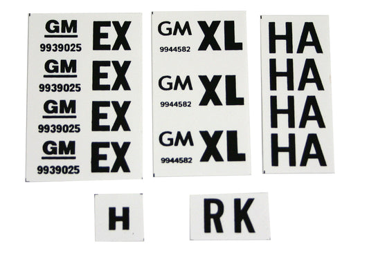 Holden Torana Wiring Loom Decal LX GM 9939025 9944582 XL HA sticker - BD1058