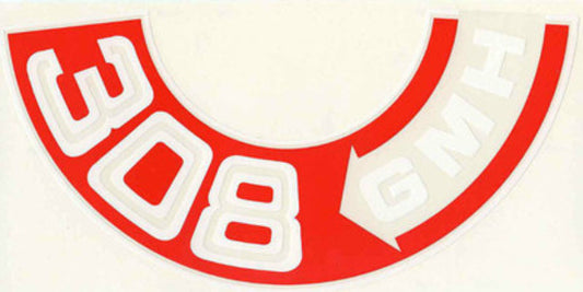 Holden - GMH - Air Cleaner Decal HT HG HQ 308 5.0  sticker  engine - BD1065