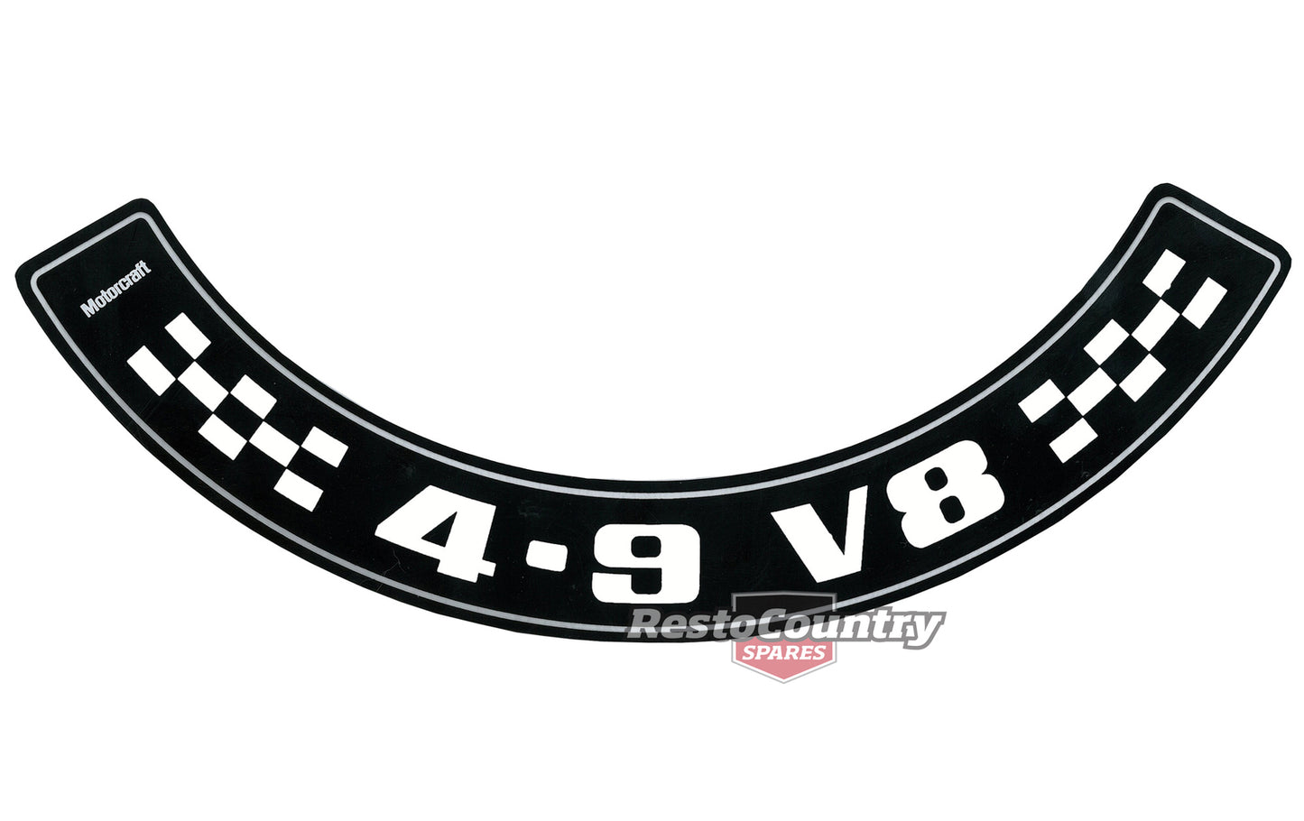 Ford - 4.9 V8 - Engine Air Cleaner Decal Falcon XC Fairlane ZH 4.9ltr Litre - BD4371