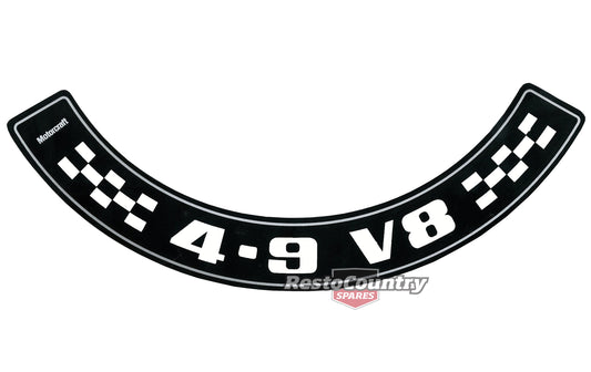 Ford - 4.9 V8 - Engine Air Cleaner Decal Falcon XC Fairlane ZH 4.9ltr Litre - BD4371
