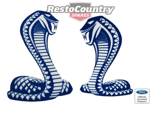 Ford Cobra Decal Pair Left + Right XC Cobra Guard / Fender sticker - BD4578