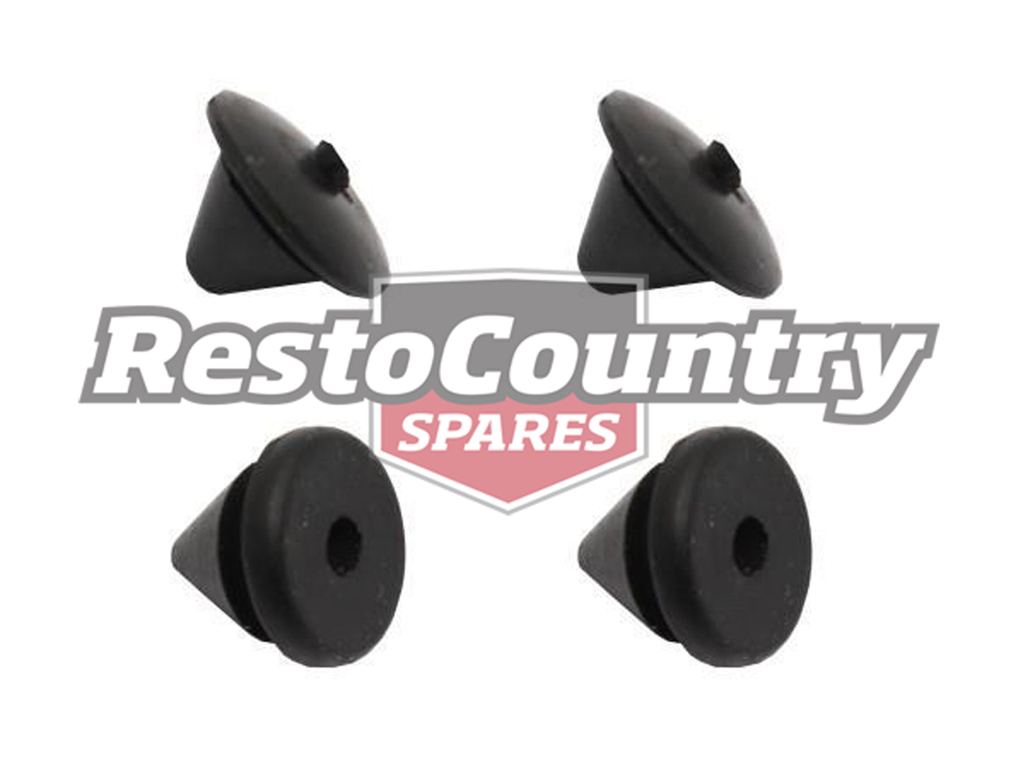 Holden Number Plate Bump Stop Kit Front + Rear EJ EH Sedan Wagon Ute Van - BK1020