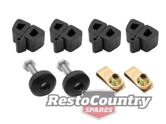 Suit Ford Bonnet Rubber Bump Stop Kit XR XT XW XY Falcon ZA ZB ZC ZD Fairlane - BK2002
