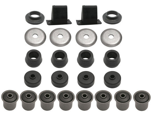 Holden REAR Suspension Rubber Bush Kit 6cyl V8 HQ HJ HX HZ WB 24pcs control arm - BKR1000