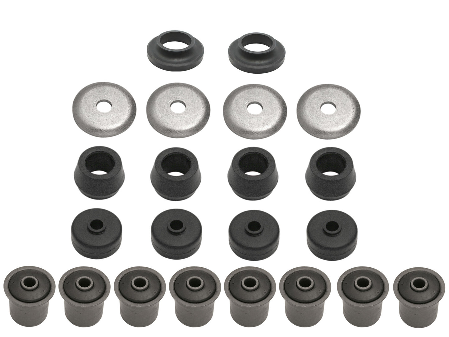 Holden Torana REAR Suspension Rubber Bush Kit 6cyl V8 LH LX UC 22pcs control arm - BKR1001