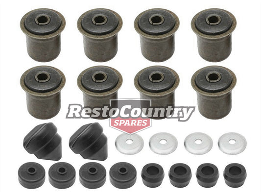 Holden Rear Suspension Rubber Bush Kit Control + Short Bump LC Torana - BKR1021