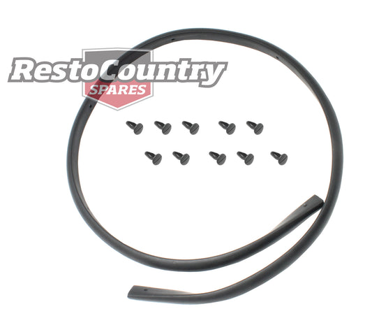 Holden Torana Bonnet Lacing Rubber + Clips LH LX UC firewall strip lace - BL106A