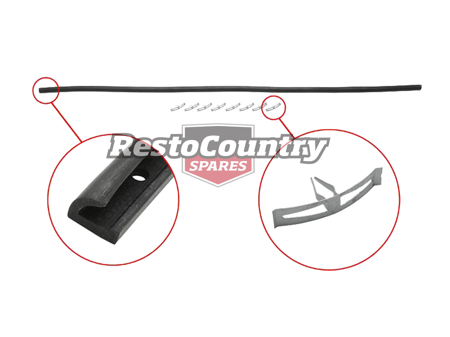 Holden Firewall Rubber Strip / Bonnet Lacing FE FC FB EK EJ lace - BL107A