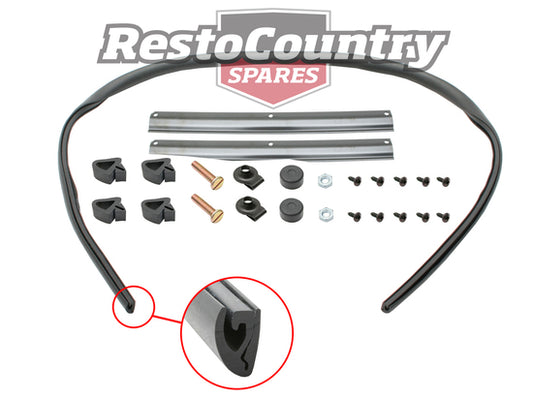 Holden Bonnet Lacing / Firewall Rubber + Bumpers + Retaining Plates HQ - BL111Q