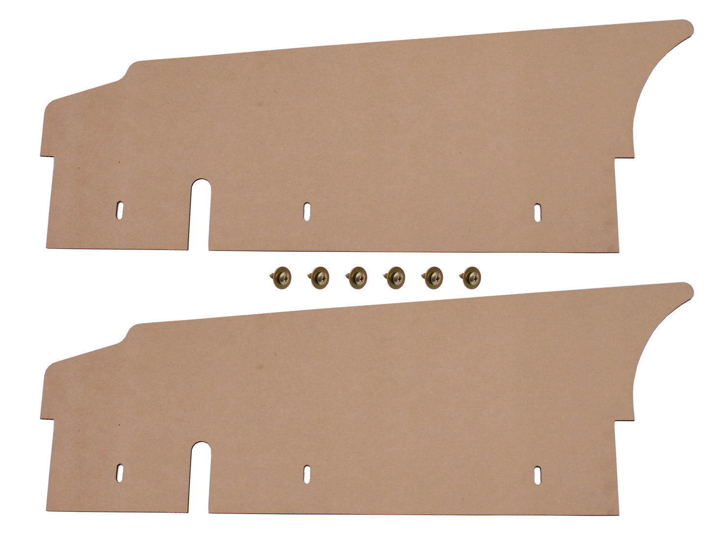 Ford Quarter Panel To Boot MDF Board + Screw Kit XW XY wood trim - BM2002