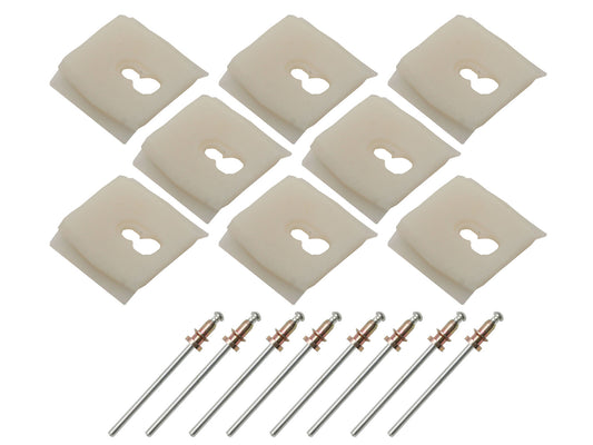 Holden Clips BOOT Moulding Kit HQ Monaro. HZ Statesman Premier. rivet chrome - BMC1009