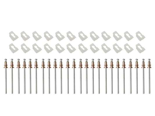 Holden Torana LC SILL Moulding Clips Kit rivet chrome trim mould mold - BMC1014