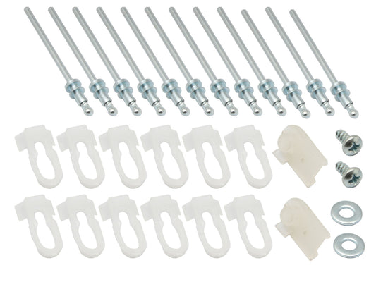 Holden Clips Door Belt Moulding Kit FRONT HJ HX HZ rivet screw chrome trim - BMC1017