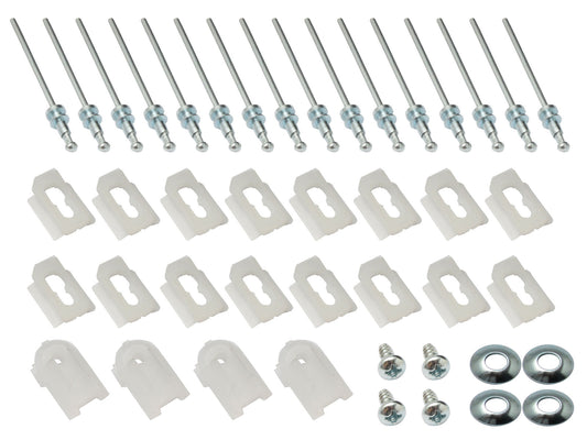 Holden Boot Lid Moulding Trim Clips Kit HG GTS Monaro chrome mould - BMC1023A