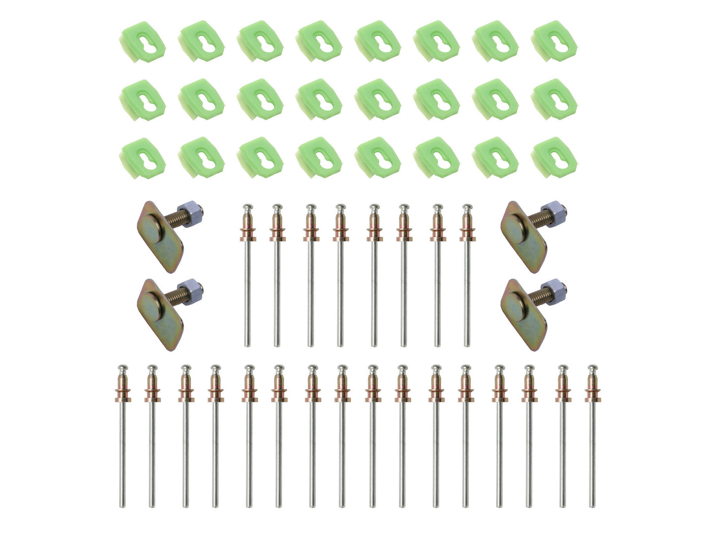 Holden Clips SILL Moulding Kit HT Kingswood Monaro rivet screw chrome - BMC1028