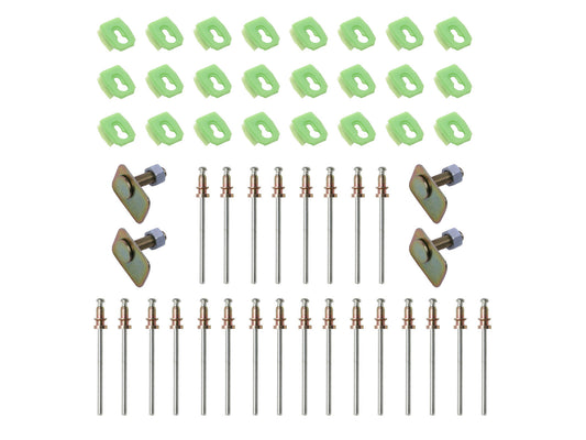 Holden Clips SILL Moulding Kit HT Kingswood Monaro rivet screw chrome - BMC1028