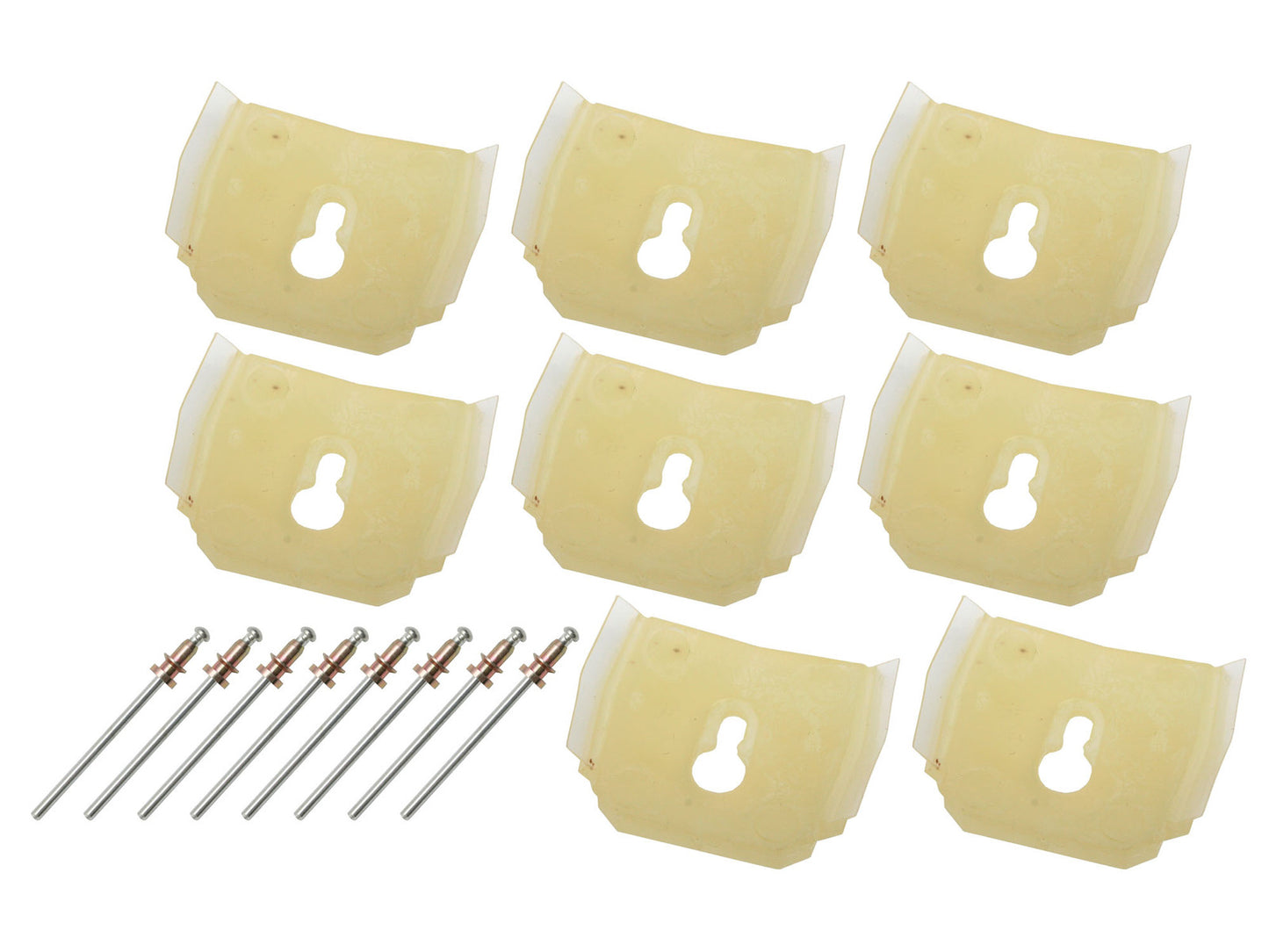 Holden HG Kingswood WAGON REAR Quarter Panel Lower Moulding Clips Trim Kit chrome - BMC1032