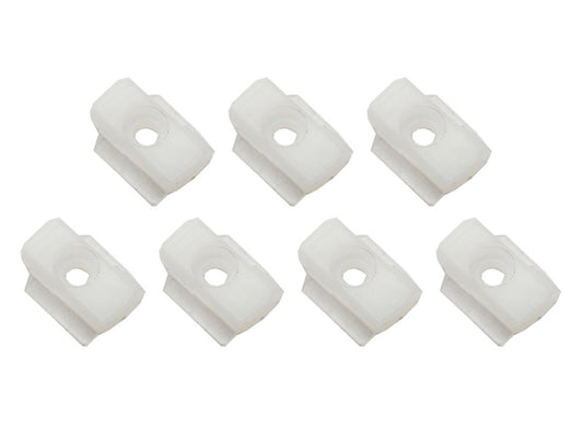 Holden Tailgate Belt Clips Set x7 HK HT HG Wagon trim chrome moulding - BMC1033