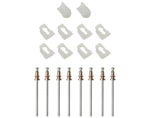 Holden Tailgate Centre Moulding Clips Kit HQ Station Wagon rivet screw chrome - BMC1041