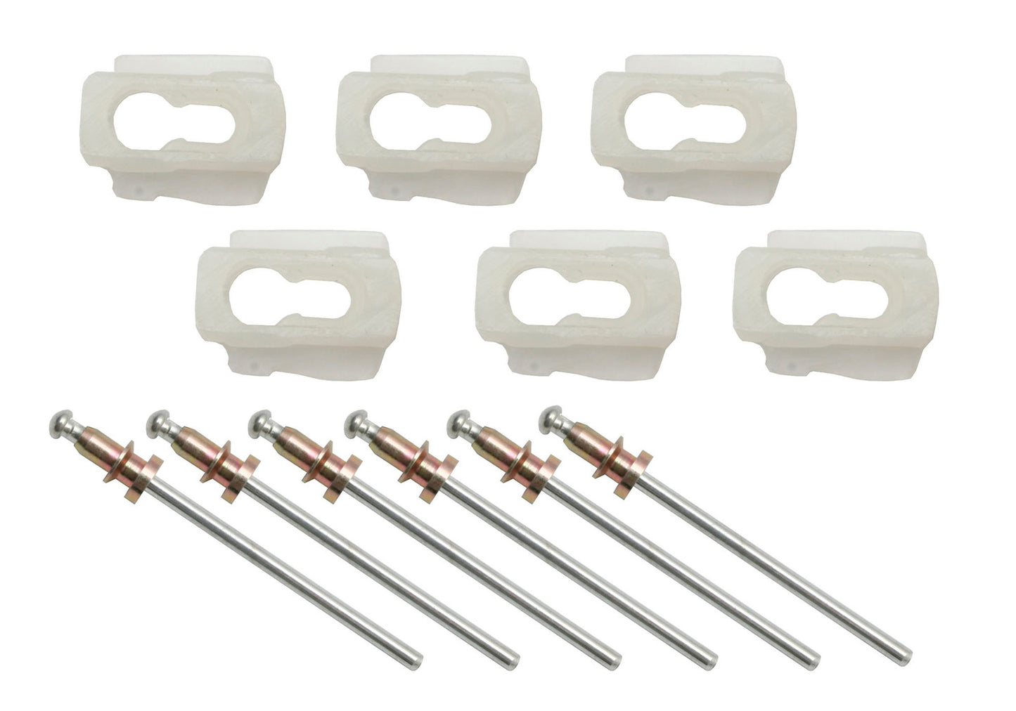 Holden HQ WAGON 1/4 Front behind Door Moulding Clips kit quarter trim chrome - BMC1043