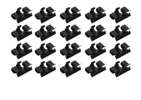 Holden Commodore Chrome Bumper Bar Strip + Moulding Clip Set x20 VL Calais - BMC1051