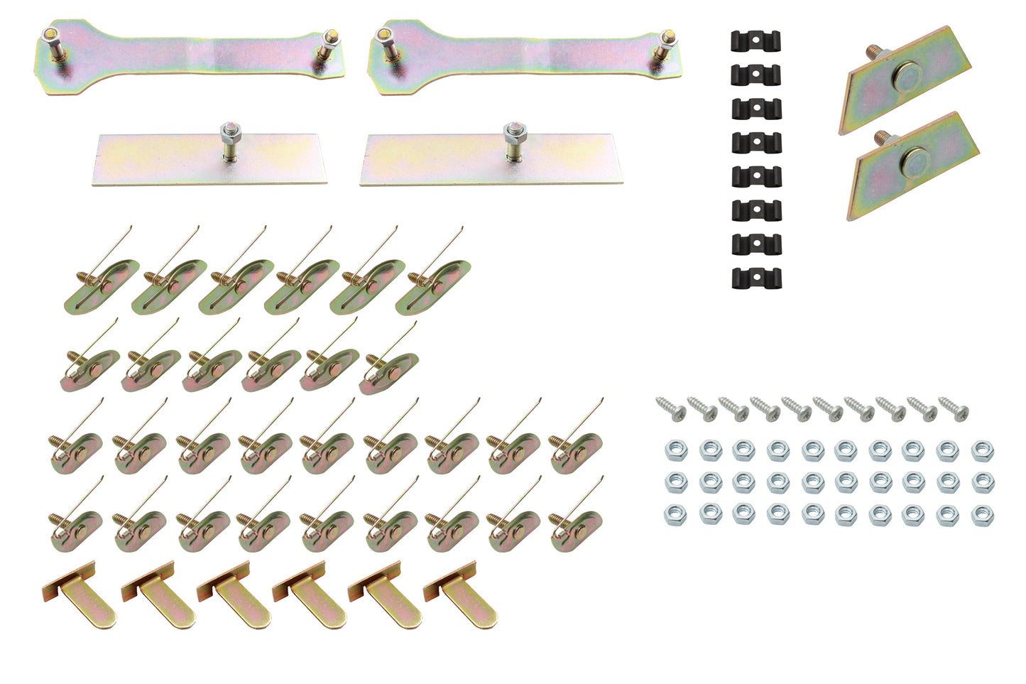 Holden Moulding Clips + Screws Kit FC nut bolt plate chrome hood - BMC1100