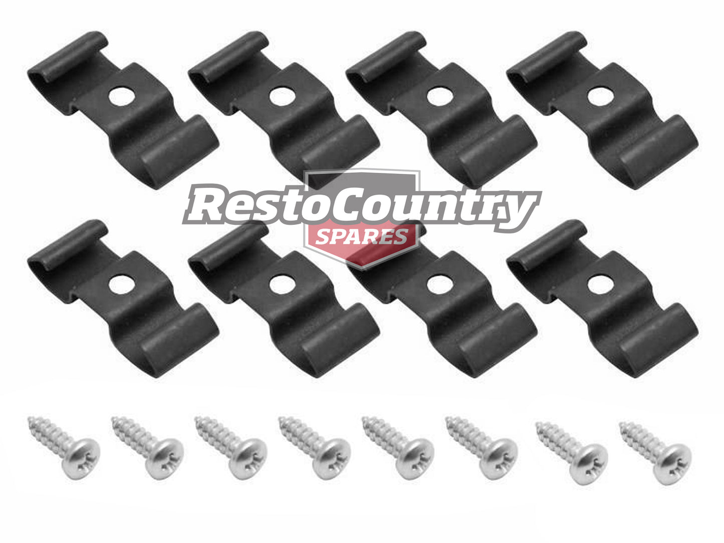 Holden Moulding Retainer Clip / Screw Kit x 8 FC FB EK trim mold mould fitting - BMC1101