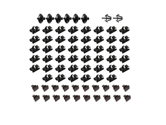 Holden Commodore Clips Chrome Strip FRONT + REAR Bumper Bar + Moulding VL CALAIS - BMC1300