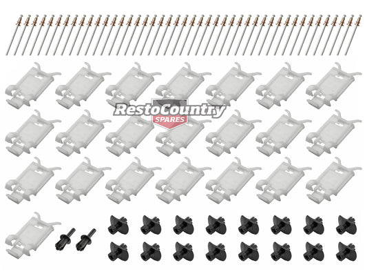 Holden Commodore Sill Mould FITTING Kit Complete VL Calais lower door kit - BMC1313