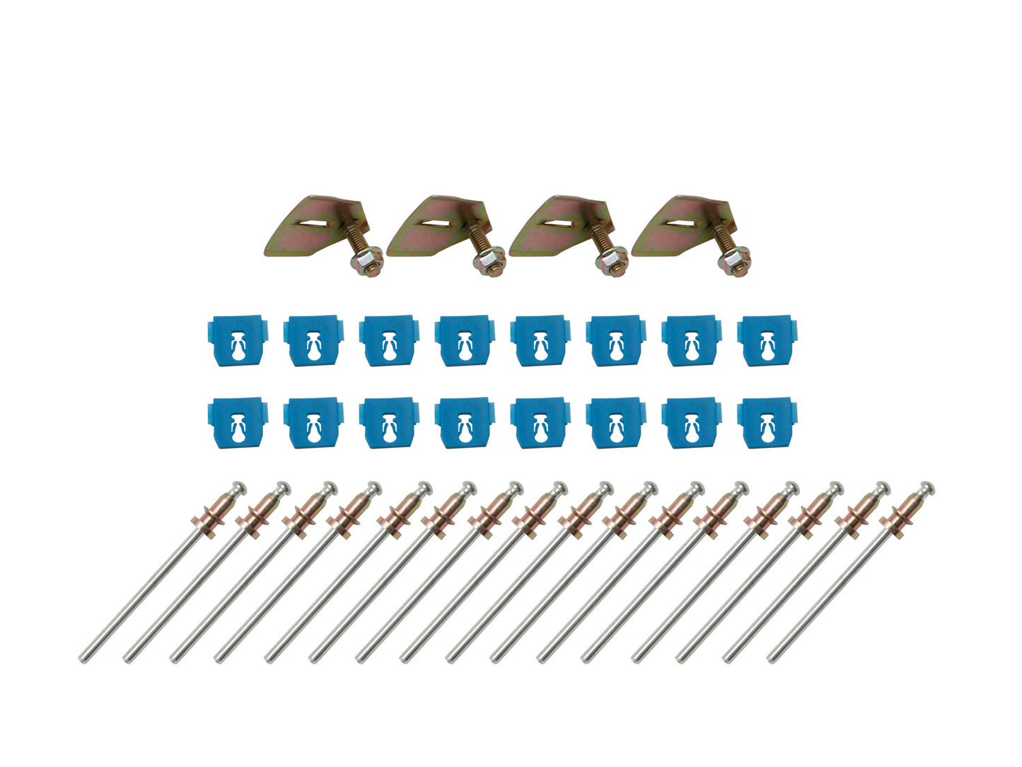 Ford Sill Chrome Moulding Clips Set XW XY Falcon mould trim  mold - BMC2007