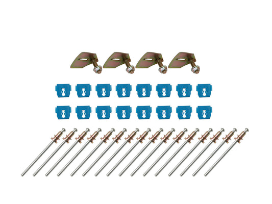 Ford Sill Chrome Moulding Clips Set XW XY Falcon mould trim  mold - BMC2007